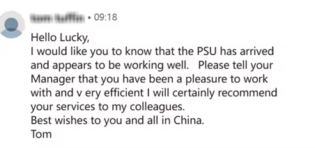 Australia customer review